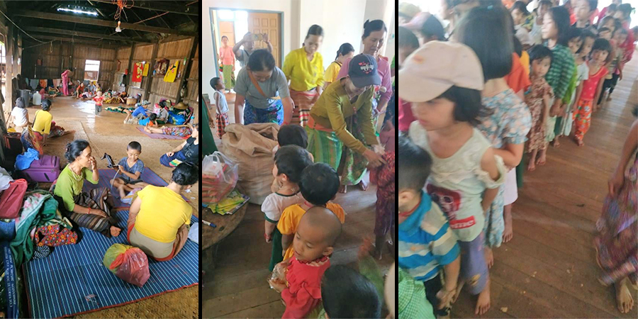 နောင်ချိုတွင် စစ်ကောင်စီနှင့် PDF တိုက်ပွဲဖြစ်၊ ရွာသား ၈၀၀ ကျော် စစ်ဘေးရှောင်နေရ