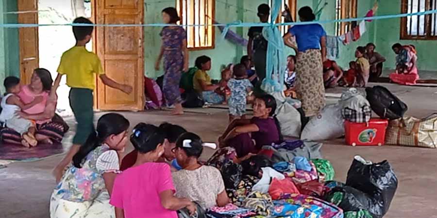 မောင်တောမြောက်ပိုင်းတွင် စစ်ရေးပြင်းထန်နေပြီး ဒေသခံ ၁,၀၀၀ ​ကျော် ထွက်ပြေးနေရ