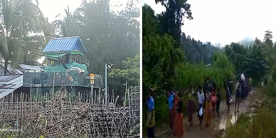 ရခိုင်စစ်ဘေးရှောင်များ အရေးပေါ် အကူအညီလို၊ စစ်တပ်ရိက္ခာပြတ်ပြီး စစ်တွေ-ဘူးသီးတောင် ရေကြောင်းလမ်း ပိတ်