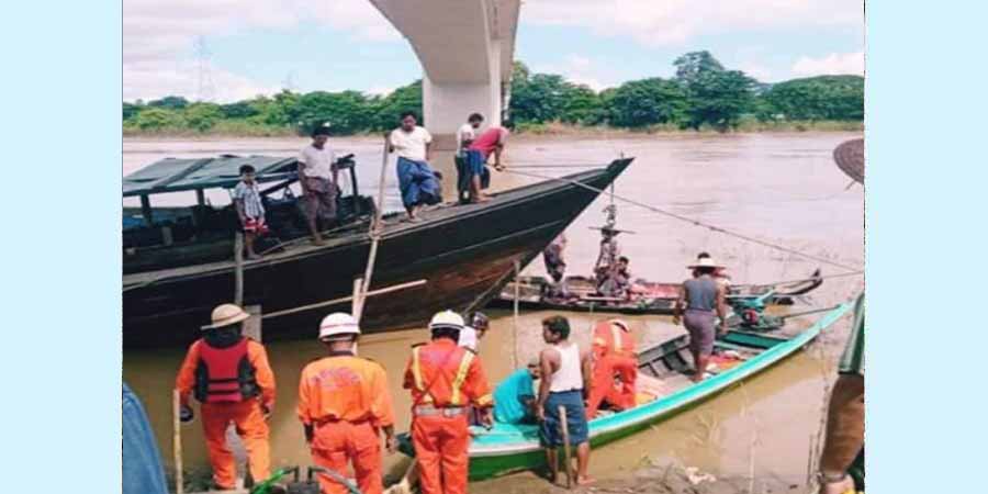 ငါးသိုင်းချောင်းမြို့  ငဝန်တံတားပေါ်မှ လူငယ်တဦး ခုန်ချ