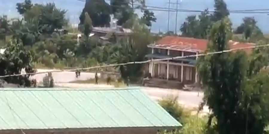 အရှေ့မြောက်ကုန်သွယ်ရာ အဝေးပြေးလမ်း၌ စစ်ကောင်စီတပ်နှင့် ကေအိုင်အေ တိုက်ပွဲဖြစ်