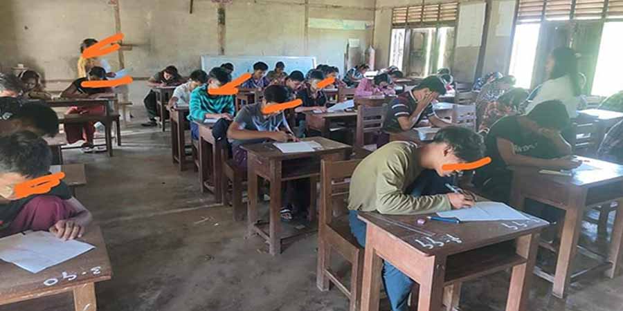 ဂန့်ဂေါမြို့နယ် ကြားကာလပညာရေးအတွက် စာမေးပွဲကျင်းပ (ဓာတ်ပုံ)