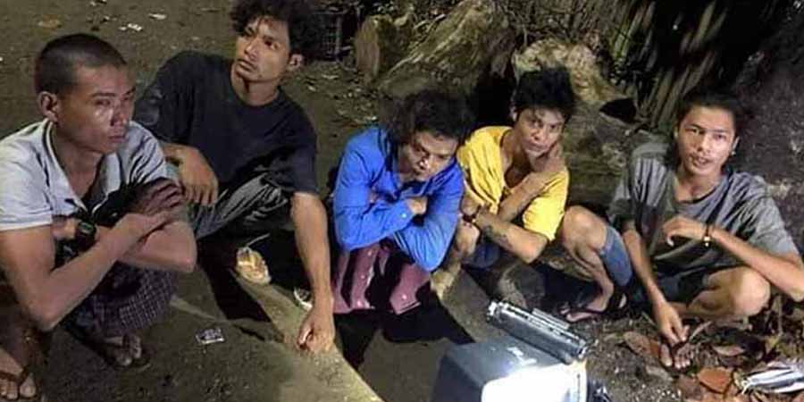 တမူးမြို့၌ ဓားပြ ၅ ယောက်ကို မြို့ခံလူငယ်များက ဖမ်းဆီး