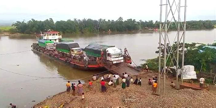 တိုက်ပွဲကြောင့် မောင်တောလမ်းပိုင်းများ ပိတ်ထားသဖြင့် ဘင်္ဂလားဒေ့ရှ်သို့ ကုန်တင်ပို့မှုကျဆင်း