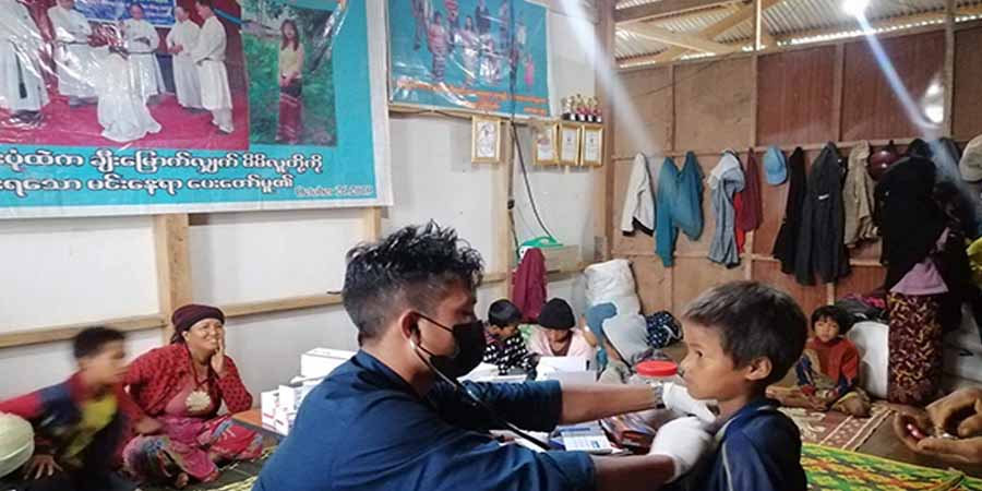 မရာနယ်မြေအုပ်ချုပ်ရေးကောင်စီက ပြည်သူအတွက် ကျန်းမာရေး အခမဲ့ဝန်ဆောင်မှုပေး