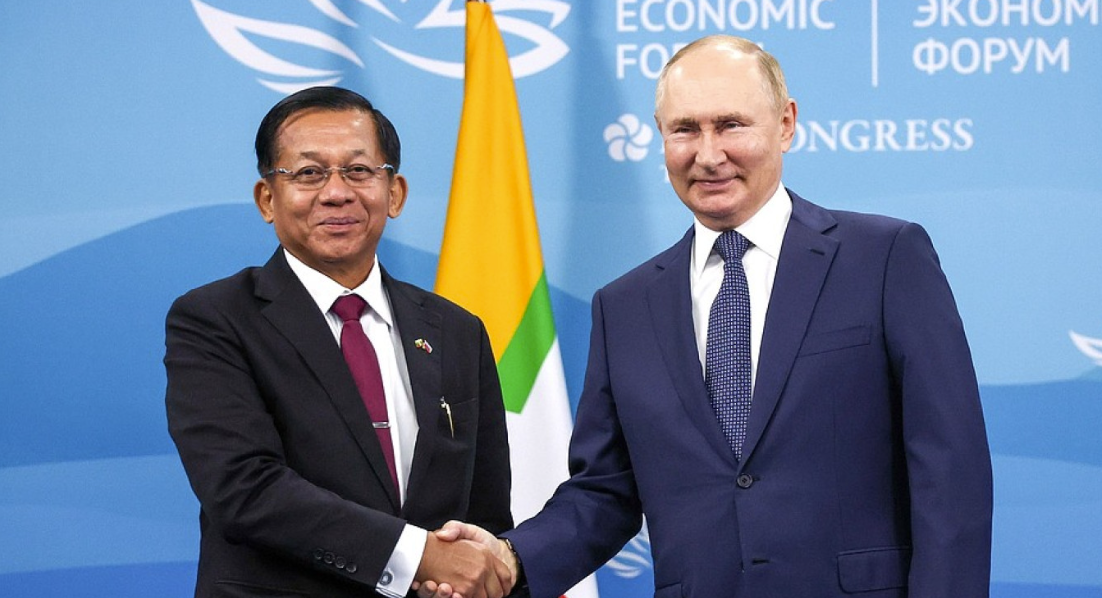 ရုရှားသမ္မတပူတင်နှင့် မြန်မာစစ်ခေါင်းဆောင်တွေ့ဆုံ၊ ရုရှားထံမှ လောင်စာဆီ မြန်မာဝယ်ယူနေ