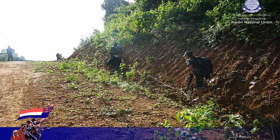 ကေအန်ယူနယ်မြေ၌  တလအတွင်း တိုက်ပွဲပေါင်း  ၂၆၀ ကျော်ဖြစ်၊ စစ်ကောင်စီတပ်ဖွဲ့ဝင် ၃၃၃ ဦး သေဆုံး