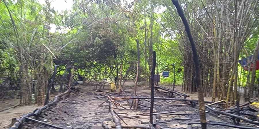 TYF (ဆော၊ကျောက်ထု) စခန်းနှင့် တောင်ယာတဲ ၃ လုံးကို စစ်ကောင်စီတပ် မီးရှို့