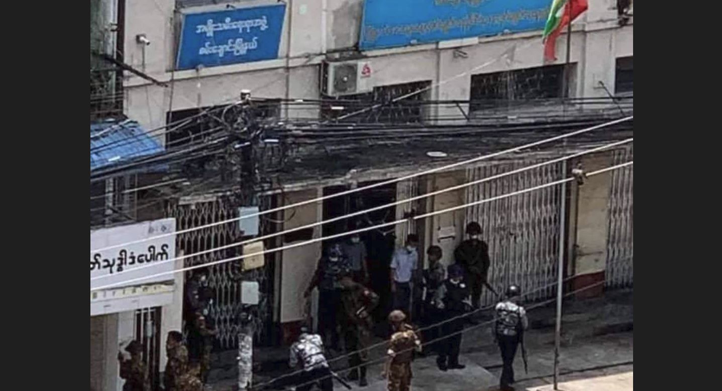 ရန်ကုန်တိုင်း မြို့နယ်အချို့တွင် ဗုံးပေါက်ကွဲမှုများဖြစ်ပွား