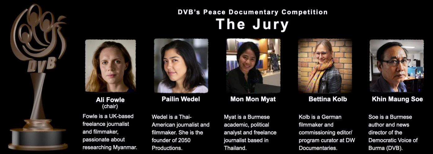 DVB ၏ ငြိမ်းချမ်းရေး မှတ်တမ်းရုပ်ရှင်ပြိုင်ပွဲအတွက် ရုပ်ရှင်ရိုက်ကူးသူ ၁၀ ဦးကို ရွေးချယ်