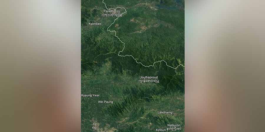 ရေးမြို့နယ်ရှိ PDF စခန်းများကို စစ်တပ်က  ကင်းထောက်လေယာဉ်ဖြင့် စုံစမ်းထောက်လှမ်းနေ