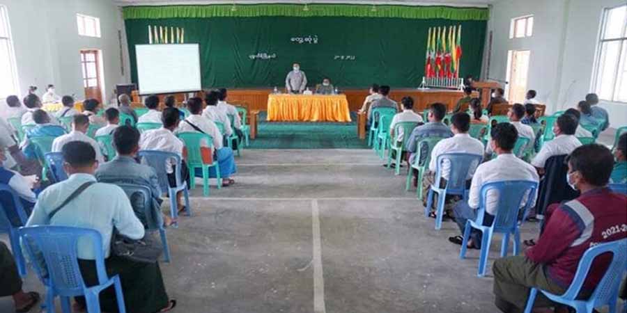 နေပြည်တော်တွင်  ရွေးကောက်ပွဲအတွက် စစ်ကောင်စီ ပြင်ဆင်နေ