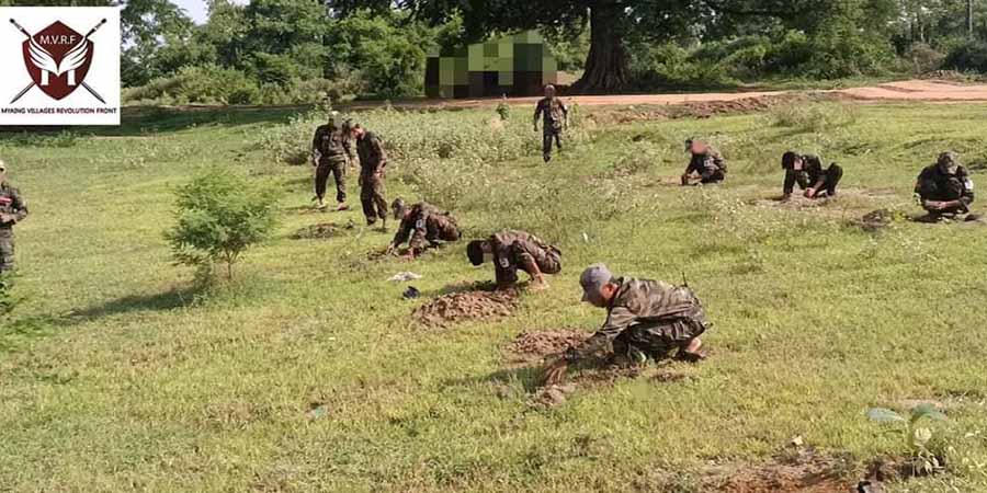 မြိုင်မြို့နယ်တွင် MVRF တော်လှန်ရေးတပ်ဖွဲ့ ၁ နှစ်ပြည့်အထိမ်းအမှတ် ကျွန်းပင် ၃,၅၀၀ စိုက်ပျိုး