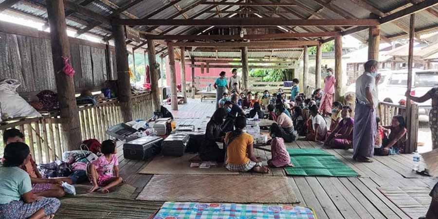 ရွှေကူမြို့နယ်တွင် စစ်ရှောင် ၄၀၀ ကျော် ရိက္ခာနှင့်ဆေးဝါး အကူအညီလိုအပ်နေ