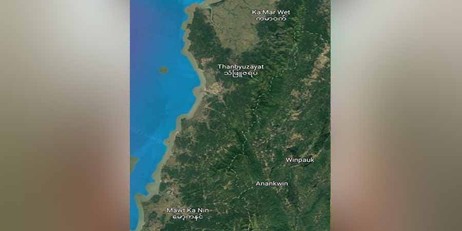 သံဖြူဇရပ်-ရေးကားလမ်း၌ စစ်ကောင်စီယာဉ်တန်း တိုက်ခိုက်ခံရ