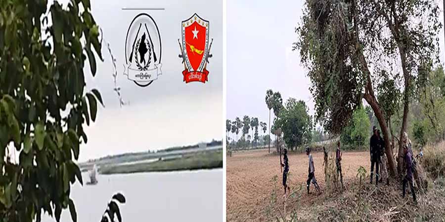 စစ်ကိုင်းနှင့်မကွေးတိုင်း မြို့နယ်အချို့၌  စစ်ကောင်စီတပ်များ တိုက်ခိုက်ခံရပြီး အကျအဆုံး များပြား
