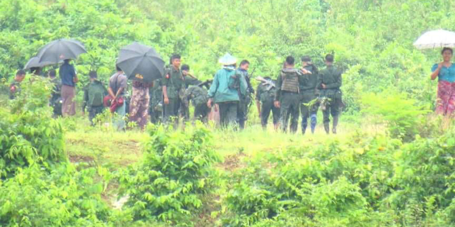 မောင်တောမြောက်ပိုင်းကို စစ်ကောင်စီတပ် ထိုးစစ်ဆင်၊ မင်းပြားတွင် လက်နက်ကြီးကြောင့် ပြည်သူအချို့ ဒဏ်ရာရ