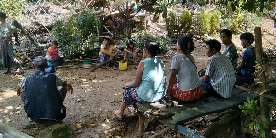သံတွဲမြို့နယ် ဂျိုင်သာရွာကို စစ်ကောင်စီက အင်အားအလုံးအရင်းဖြင့် အဓမ္မဖယ်ရှား
