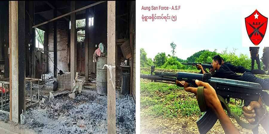 စစ်ကိုင်းတိုင်းရှိ ကျေးရွာအချို့ကို စစ်တပ်မီးရှို့၊ ဒေသခံ PDF များနှင့်တိုက်ပွဲဖြစ်ပွား