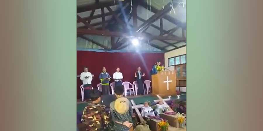 ငဖဲမြို့နယ်၌ အသတ်ခံရသည့် အရှိုချင်း အမျိုးသမီးငယ် ၂ ဦး၏ ရုပ်အလောင်းကိုသင်္ဂြိုဟ်၊ တရားခံ ဖမ်းမမိသေး