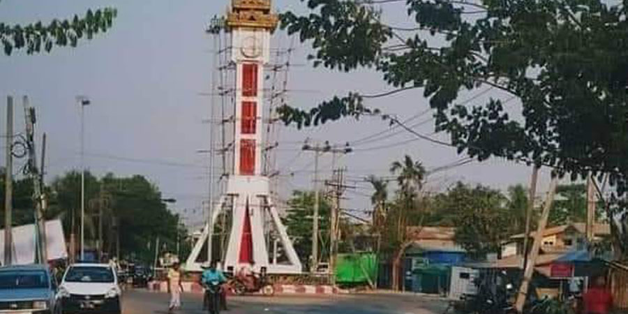 ဒလမြို့နယ် နာရီစင်အနီး ဗုံးပေါက်၊ ထိခိုက်ဒဏ်ရာရသူများရှိ