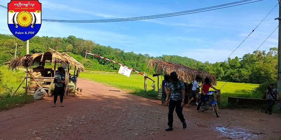 ပုလော KPDF စစ်ဆေးရေးဂိတ်ကို စစ်တပ်က ဒရုန်းဖြင့်တိုက်ခိုက်၊ ကလိန်အောင်တံတားရှိ စစ်တပ်စစ်ဆေးရေးဂိတ်အနီး ပစ်ခတ်မှုဖြစ်