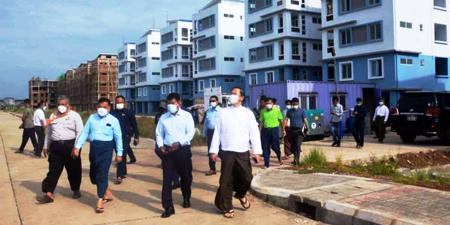 NLD လက်ထက် ပြည်သူ့အငှားအိမ်ရာစီမံကိန်းကို လာမည့်မတ်လ အပြီးဆောက်ရန် စစ်ကောင်စီ ညွှန်ကြား