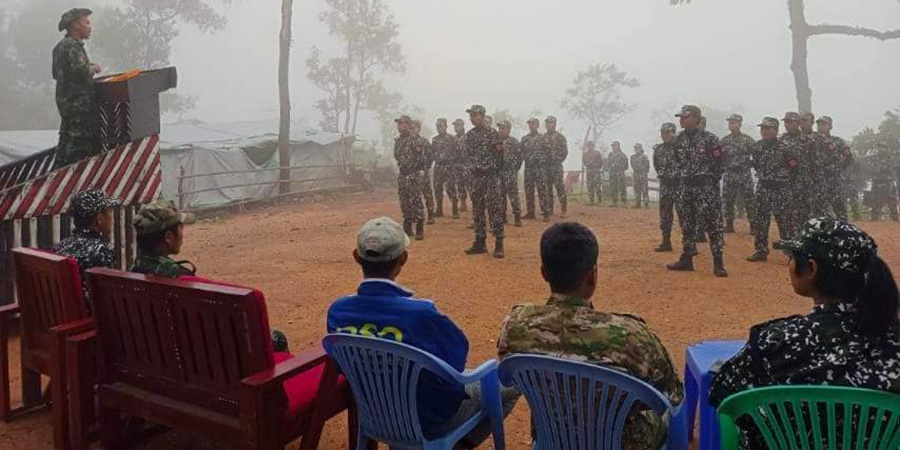 CDF-KKG တပ်ရင်း-၄ မွမ်းမံသင်တန်း အပတ်စဉ် ၂ သင်တန်းဆင်းပွဲကျင်းပ (ဓာတ်ပုံ)