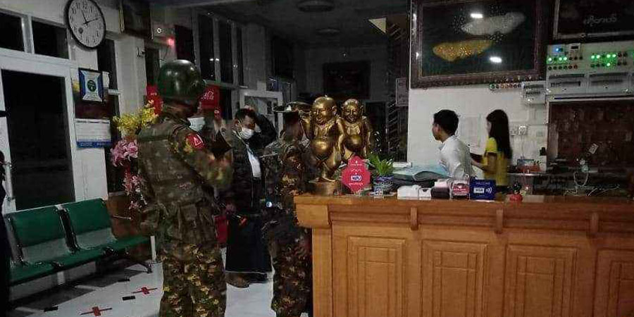 ပုသိမ်တွင် ဟိုတယ်နှင့် တည်းခိုခန်းများကို စစ်ကောင်စီတပ်က ရှောင်တခင်စစ်ဆေး