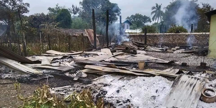 ထီးလင်းမြို့နယ်၌ တလအတွင်း နေအိမ် ၁၀၀ ဝန်းကျင် မီးရှို့ဖျက်ဆီးခံရ