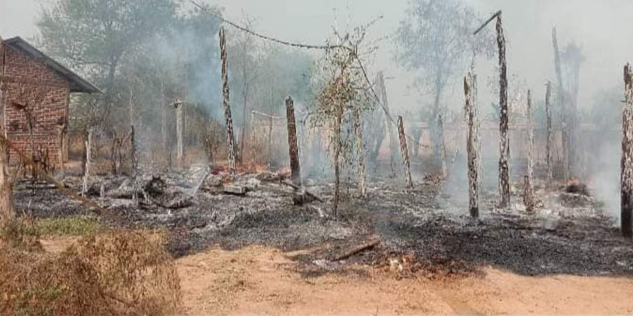 စစ်ကောင်စီတပ်က ၁ လအတွင်း အရပ်သားနေအိမ် ၁,၅၀၀ ကျော် မီးရှို့ဖျက်ဆီး၊ စစ်ကိုင်းတွင် အများဆုံးဖြစ်