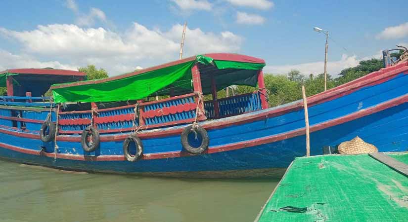 စစ်တွေ မင်းချောင်းတံတားအနီး စက်လှေတစီးကို စစ်ကောင်စီတပ်က ပစ်ခတ်ဖမ်းဆီး