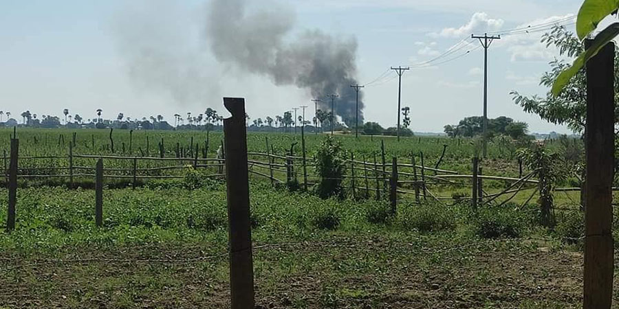 ရေစကြိုမြို့နယ်က ကျေးရွာ ၃ ရွာကို စစ်ကောင်စီတပ် မီးရှို့