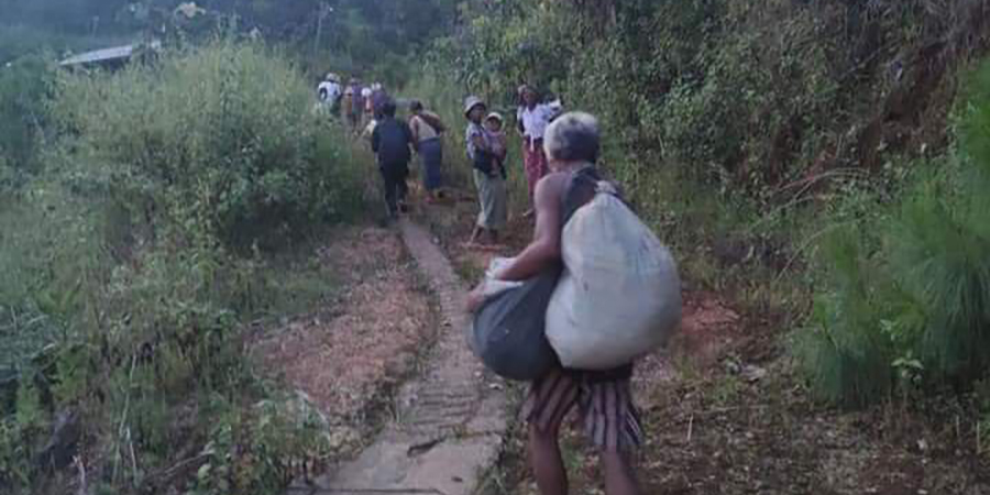 မင်းတပ်မြို့နယ်ထဲက စစ်ဘေးရှောင်ပြည်သူများ အကူအညီလိုအပ်နေ