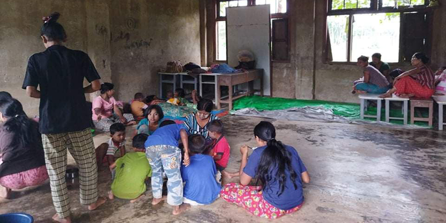 တနင်္သာရီ စစ်ရှောင်များ ဆေးဝါးနှင့်ရိက္ခာလိုအပ်၊ စစ်တပ်လေယာဉ် ပျံဝဲသဖြင့် ဒေသခံများ စိုးရိမ်