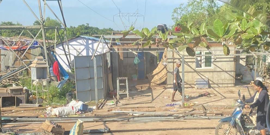 မင်္ဂလာဒုံရှိ ပြည်သူလူထုနေအိမ်များကို ဖျက်ဆီးရှင်းလင်းရန် ရဲအင်အားအများပြား စောင့်ကြည့်နေ