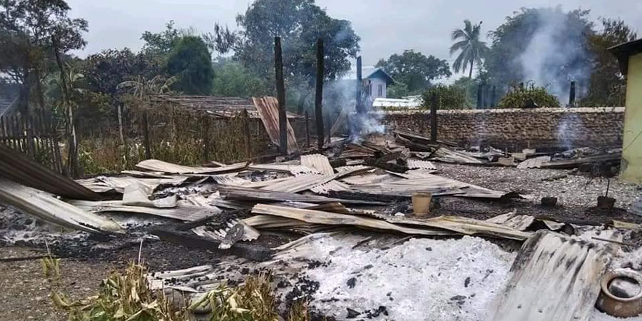 မကွေးတိုင်းတွင် တိုက်ပွဲပြင်းထန်ဖြစ်ပွားပြီး စစ်တပ်က ရွာသားများကိုဖမ်းဆီး၊ နေအိမ်များအား မီးရှို့ဖျက်ဆီး