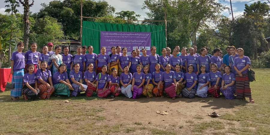 အမျိုးသမီးများအပေါ် အကြမ်းဖက်မှုရပ်တန့်ရေးလှုပ်ရှားမှု ကရင်ပြည်နယ်နှင့် ဒုက္ခသည်စခန်းများတွင် ကျင်းပ
