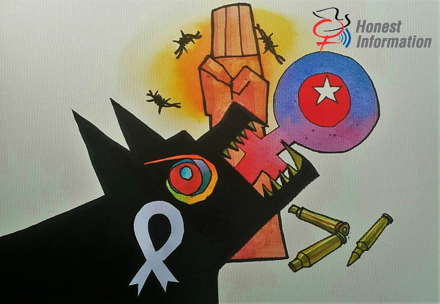 အကြမ်းဖက်ဖိနှိပ်မှုတွေကြား ဦးကျိုးမသွားတဲ့ အမျိုးသမီးတွေရဲ့ တော်လှန်စိတ်ဓာတ်