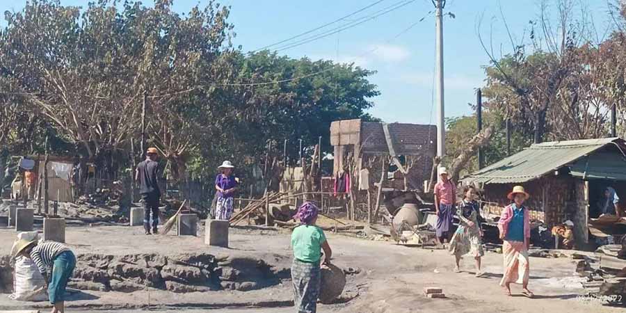 ကန့်ဘလူတွင် လယ်သမား ၂ ဦးကို စစ်တပ်က ပစ်ခတ်၊  မီးရှို့ခံခဲ့ရသည့် ဒီပဲယင်းဒေသခံ အကူအညီ လိုနေ