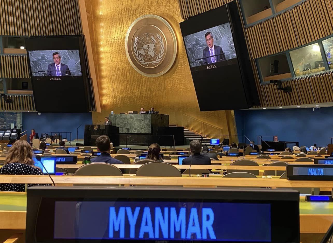 မြန်မာနိုင်ငံကိုယ်စားပြုသူ ရွေးချယ်ရန် ကုလထပ်မံရွှေ့ဆိုင်း၊ နိုင်ငံနှင့်ပြည်သူ့အကျိုး ဆက်လက်ထမ်းဆောင်နိုင်မည်ဟု သံအမတ်ကြီး ဦးကျော်မိုးထွန်းပြော