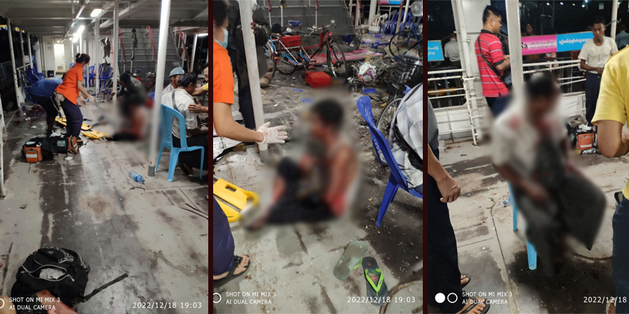 အမှတ် ၂ ချယ်ရီ ကူးတို့သင်္ဘောပေါ် ဗုံးပေါက်ကွဲမှုတွင် ဒဏ်ရာရသူအချို့ သေဆုံး