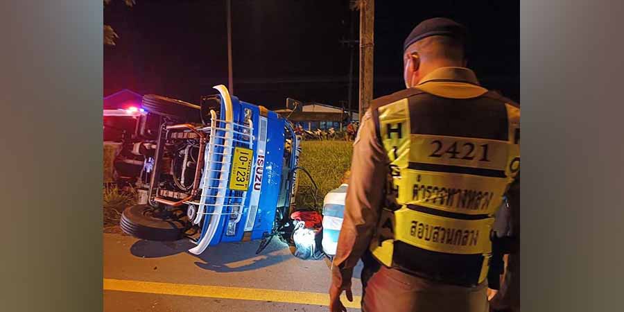 ရနောင်းတွင် ယာဉ်တိမ်းမှောက်မှုကြောင့် မြန်မာအလုပ်သမား ၃၀ ဒဏ်ရာရ