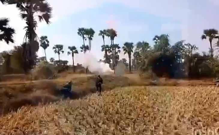 မင်းကင်းမြို့နယ် ရွာ ၂ ရွာကို စစ်တပ်မီးရှို့၊ ပုလဲနှင့်ယင်းမာပင်ရှိ စစ်တပ်တပ်စွဲသည့်နေရာကို PDF အဖွဲ့များ လက်နက်ကြီးဖြင့် ပစ်ခတ်