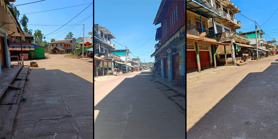 တနင်္သာရီရှိ ကျေးရွာများတွင် စစ်တပ်က ကုန်စည်သယ်ယူခွင့် ပိတ်ထားသဖြင့် ဒေသခံများ အခက်တွေ့