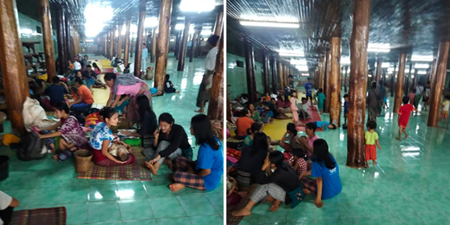 ကြာအင်းဆိပ်ကြီးမြို့နယ်၌ တိုက်ပွဲပြင်းထန်၊ စစ်ဘေးရှောင်ရွာသားများ ပိတ်မိနေ