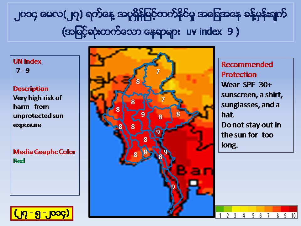 ေမ ၂၇ ရက္ မုိးေလ၀သ ခန္႔မွန္းခ်က္ (ေဒါက္တာထြန္းလြင္)