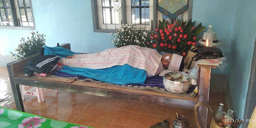 မိုးဗြဲတွင် စစ်တပ် လက်နက်ကြီးကြောင့် အမျိုးသား ၁ ဦး သေဆုံး
