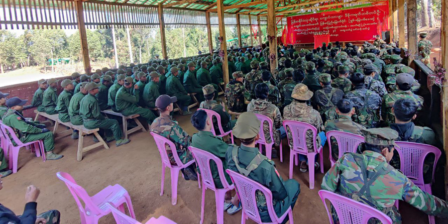ABSDF (ရှမ်းမြောက်ဒေသ) အခြေခံစစ်ပညာသင်တန်း ဆင်းပွဲ (ဓာတ်ပုံ)