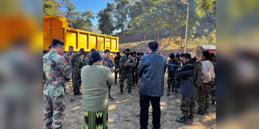 ချင်းအမျိုးသားတပ်ဦး (CNF) ဌာနချုပ်ကို စစ်ကောင်စီက လေယာဉ်ဖြင့် ဗုံးကြဲတိုက်ခိုက်